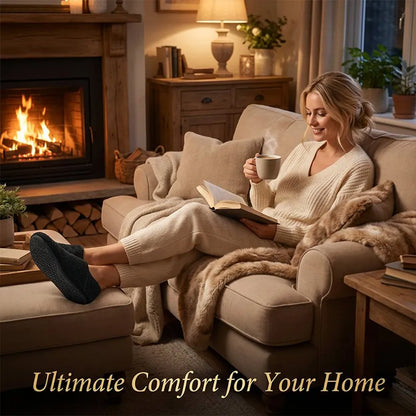 🏡 House Shoes – Slip-On Indoor Slippers