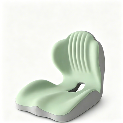 ❤️ Sit Better All Day – Contoured Memory Foam Seat & Lumbar Support Set for Pressure Relief