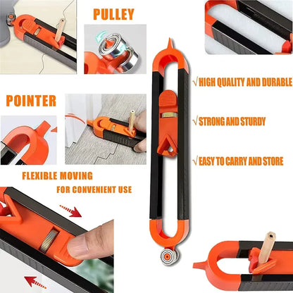 📐 Precision Profile Scriber – Adjustable Contour Tracing Tool with Pen Lock | Buy 1