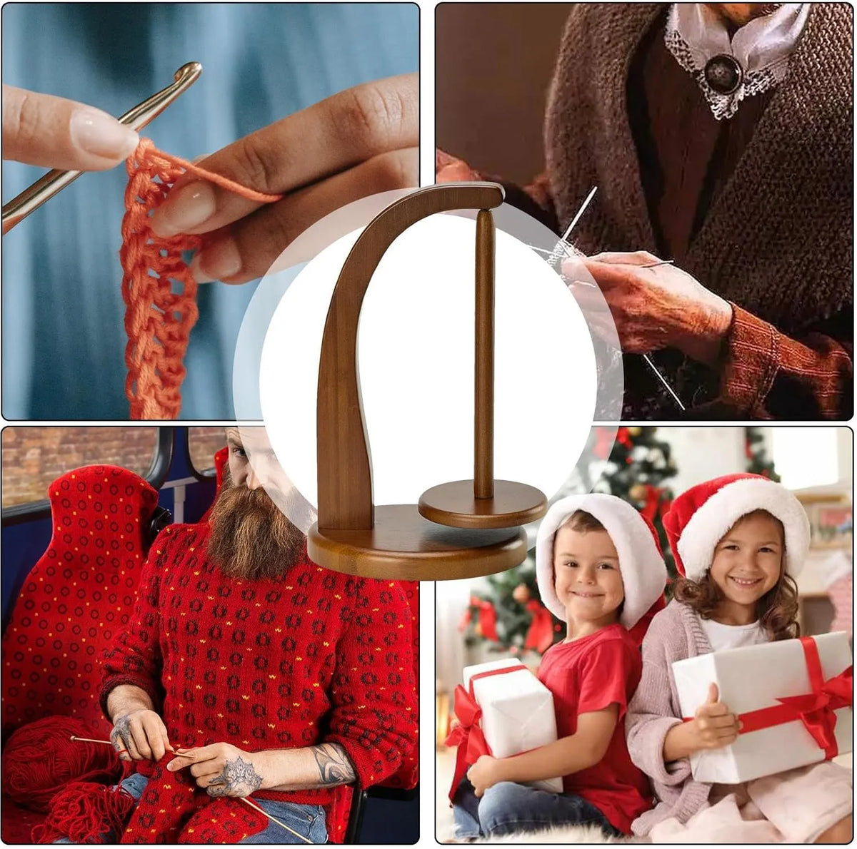 🎄 Floating Yarn Holder – Levitating Knitting & Crochet Stand | Holiday Special