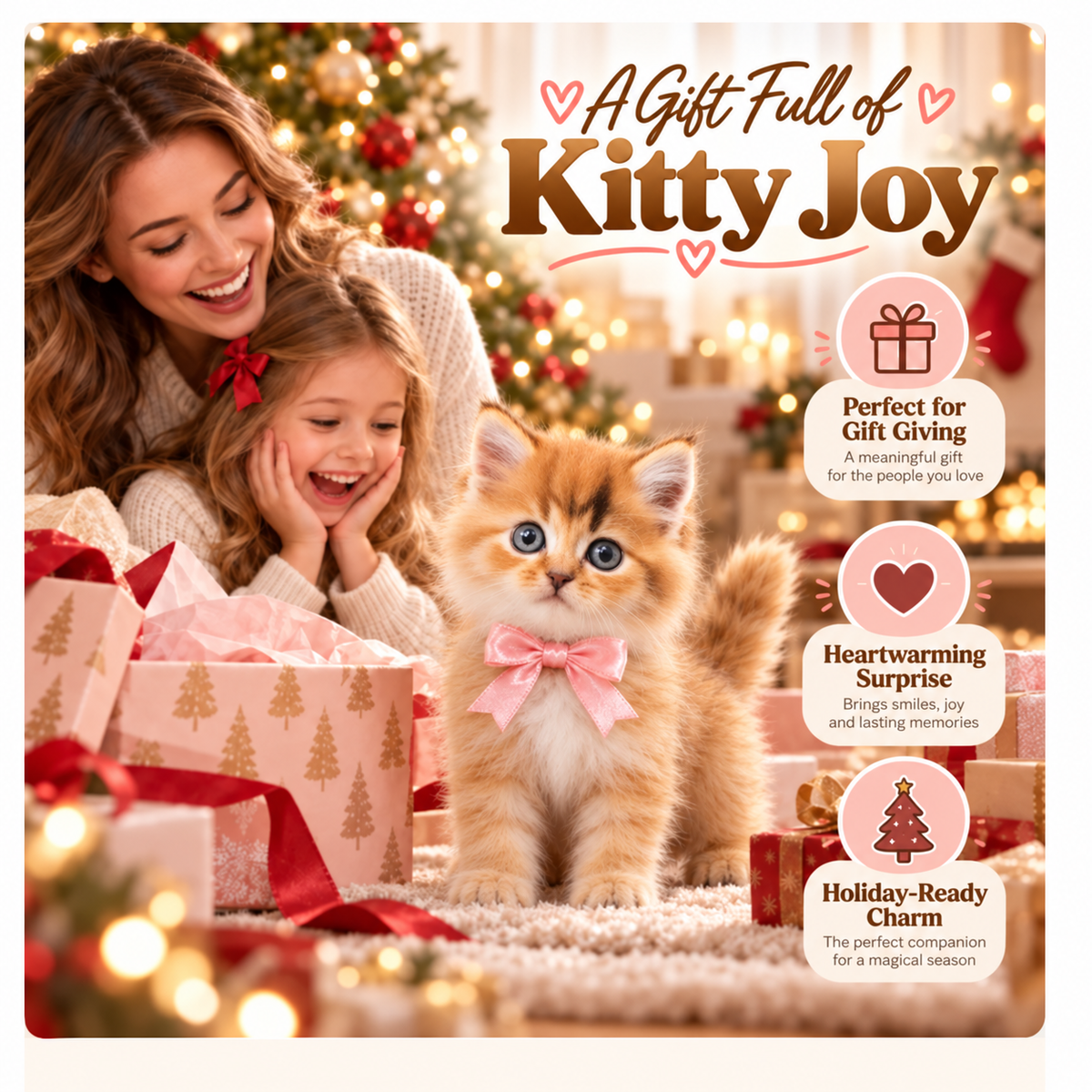 🎄49% OFF🐱🐾 Golden Buddy™  🎄49% OFF🐱🐾 Golden Buddy™  Realistic Robot Kitty – Interactive Walking & Meowing Companion