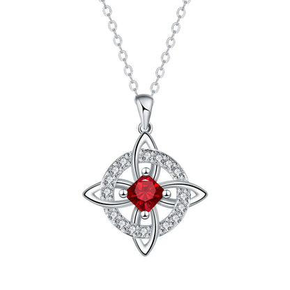 Mystical Birthstone Witches Knot Necklace – Natural Crystal🔮💞Protect Your Loved Ones