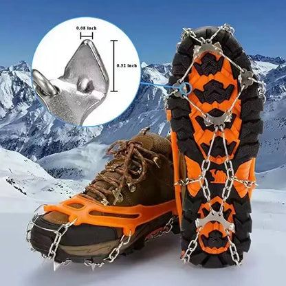 Winter Shoe Traction Cleats ❄️ – Anti-Slip Ice Grips for Snowy Walks & Hiking