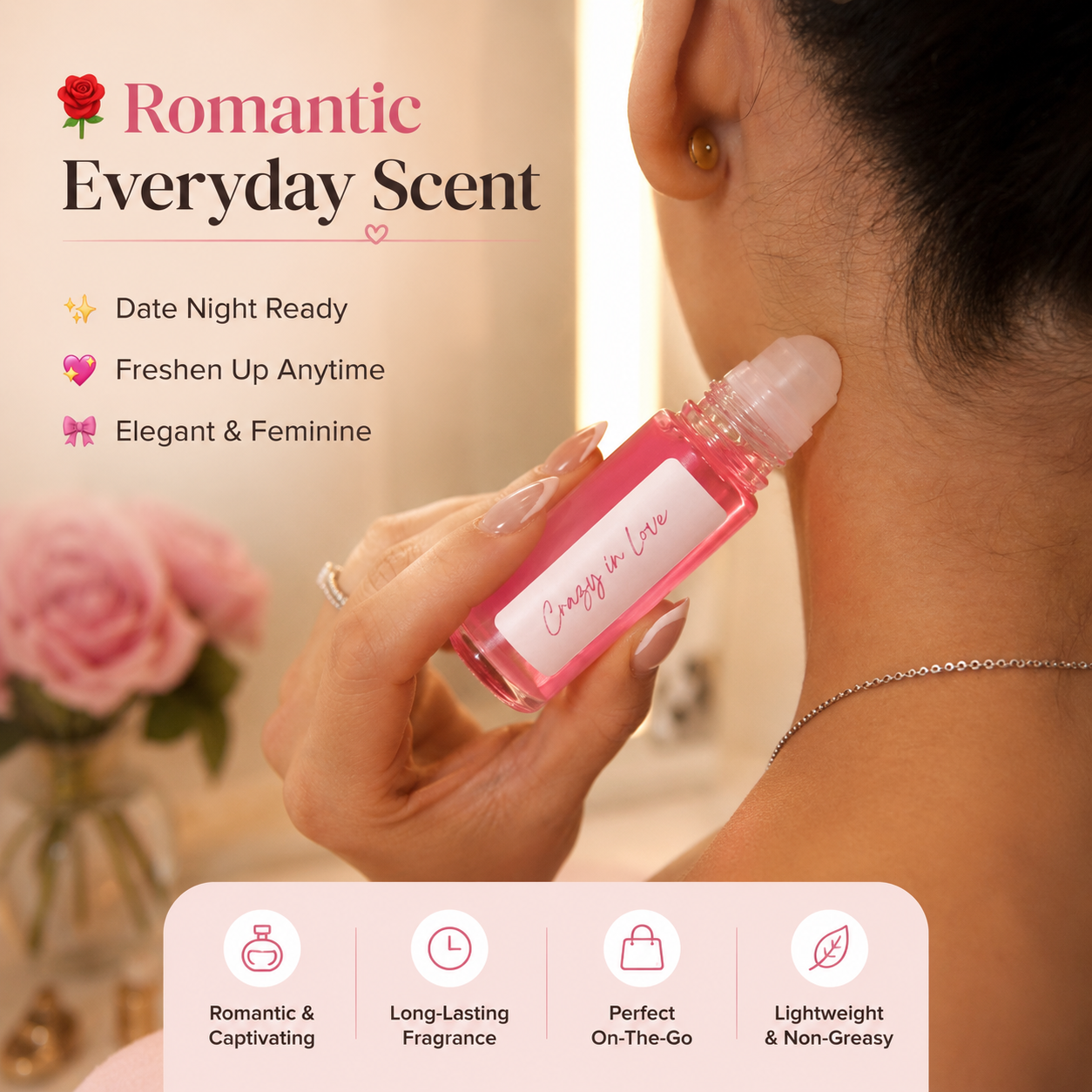 💖 Today’s Deal: Over 50% OFF! Crazy in Love Roll-On Perfume Oil ✨