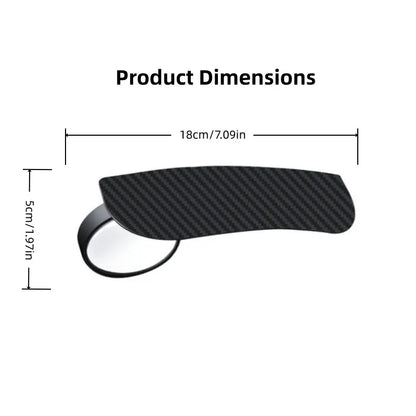 2-in-1 Mirror Rain Visor 🌧️ – 360° Blind Spot Mirrorv