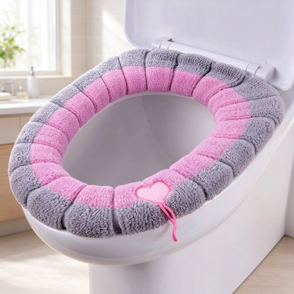 🚽 Cloud-Soft Padded Toilet Seat Cover | Lightweight, Washable & Reusable Comfort Cushion