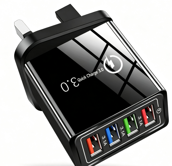 ✨Last Day 50% OFF – The Charger Big Tech Hates | 4-Port Quick Charge 3.0 + AI Performance Boost