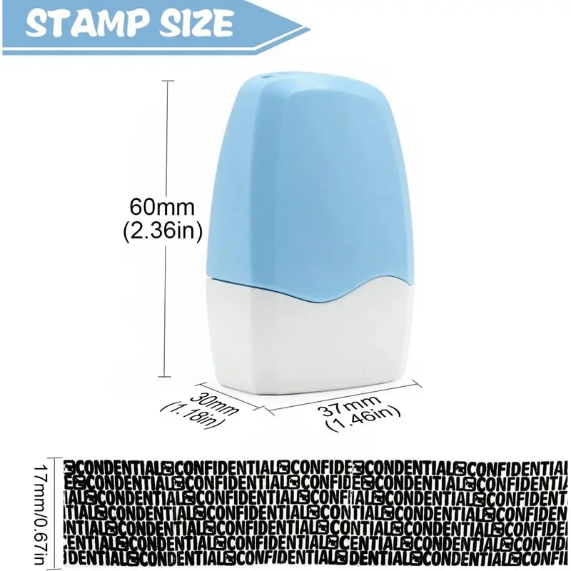 🔒🛡️ Identity Protection Roller Stamp – Hide Personal Information in Seconds