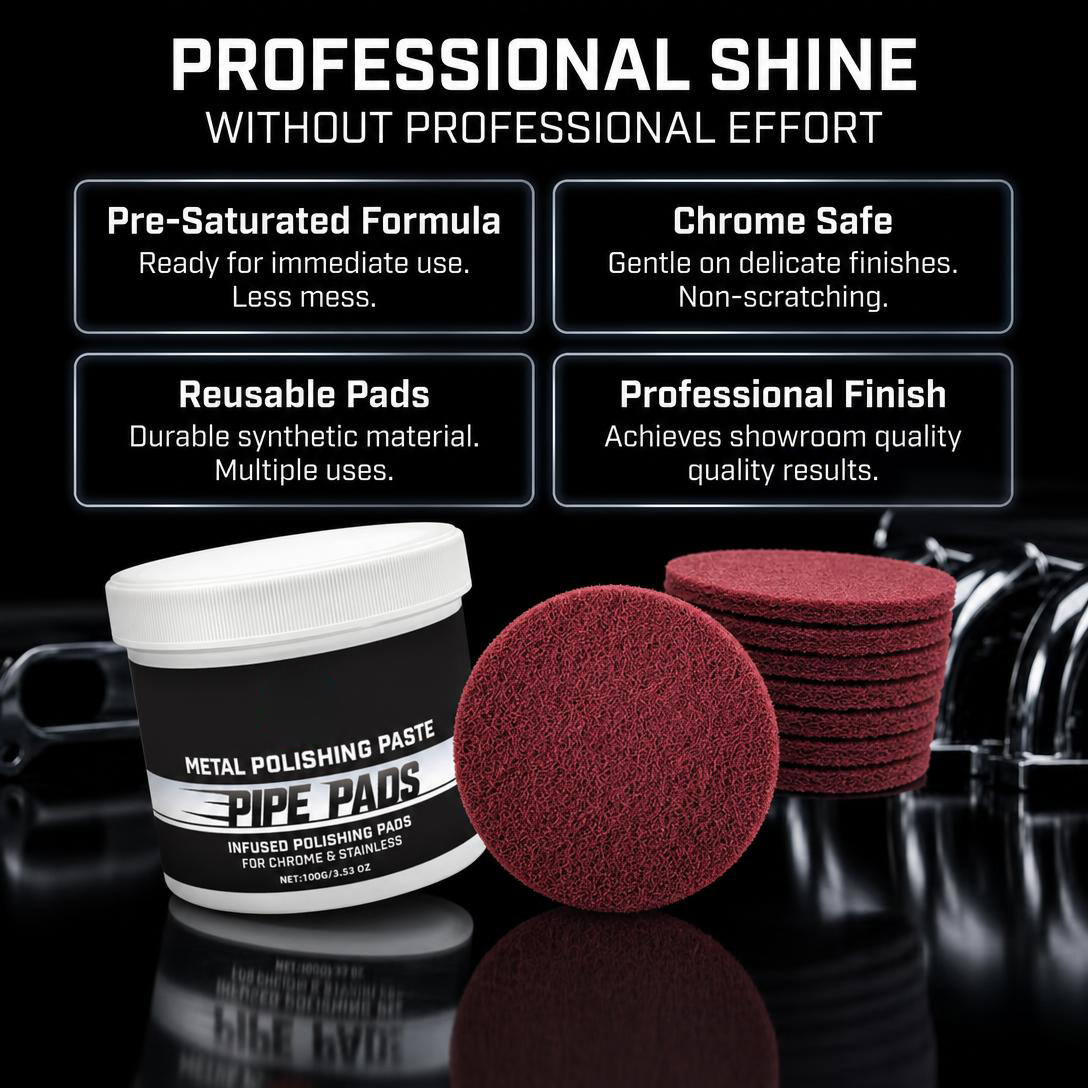 ✨ MirrorFinish Polishing Pads – Helps Reduce Scratches & Oxidation