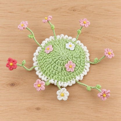 🌸 Handmade Floral Coaster – Charming Flower-Inspired Table Decor