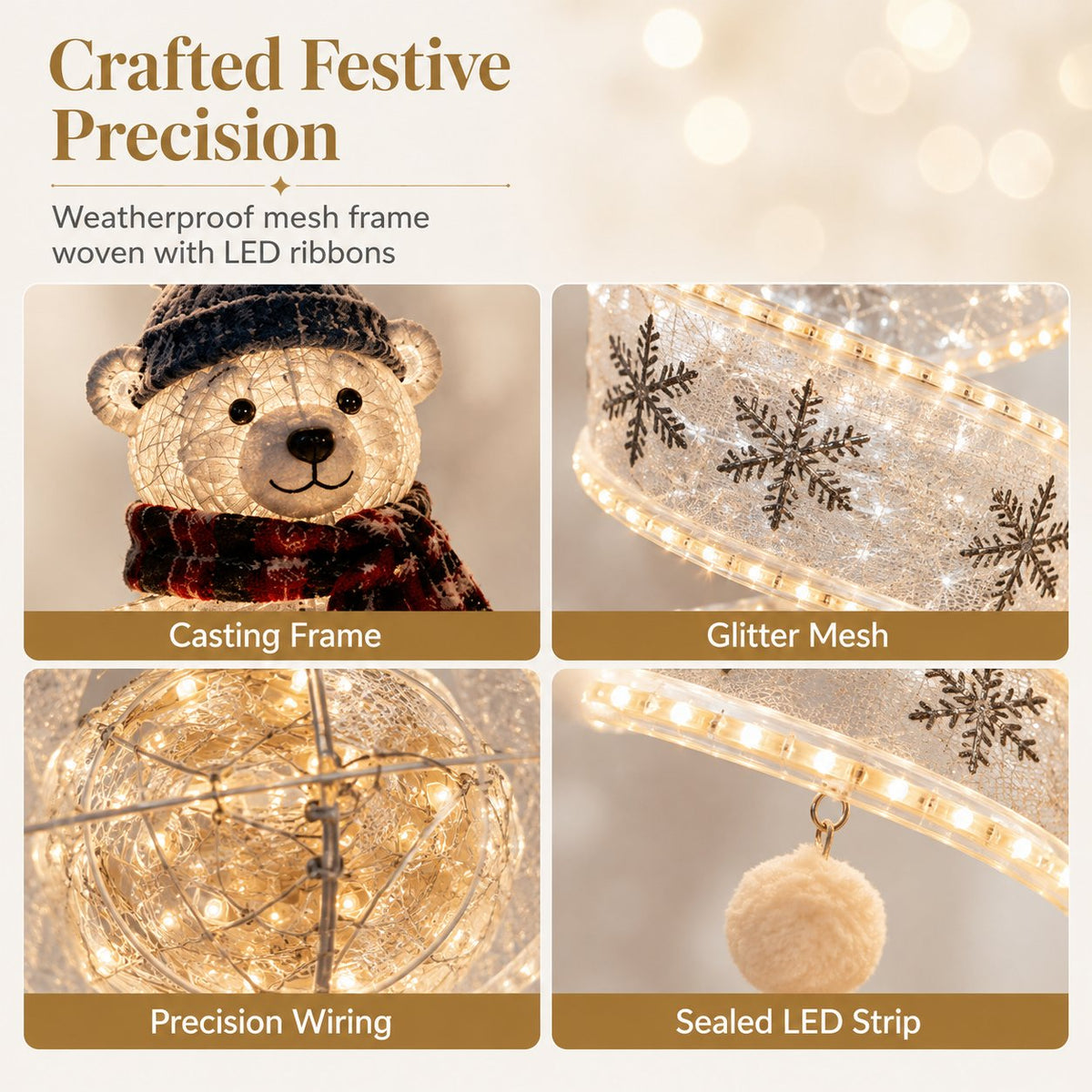 🎄Julmagisk spiralhängande LED-ljuskollektion