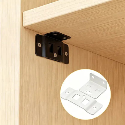 8-Pack L-Shaped Corner Brackets 🔩 – Heavy-Duty Furniture Repair with Screws