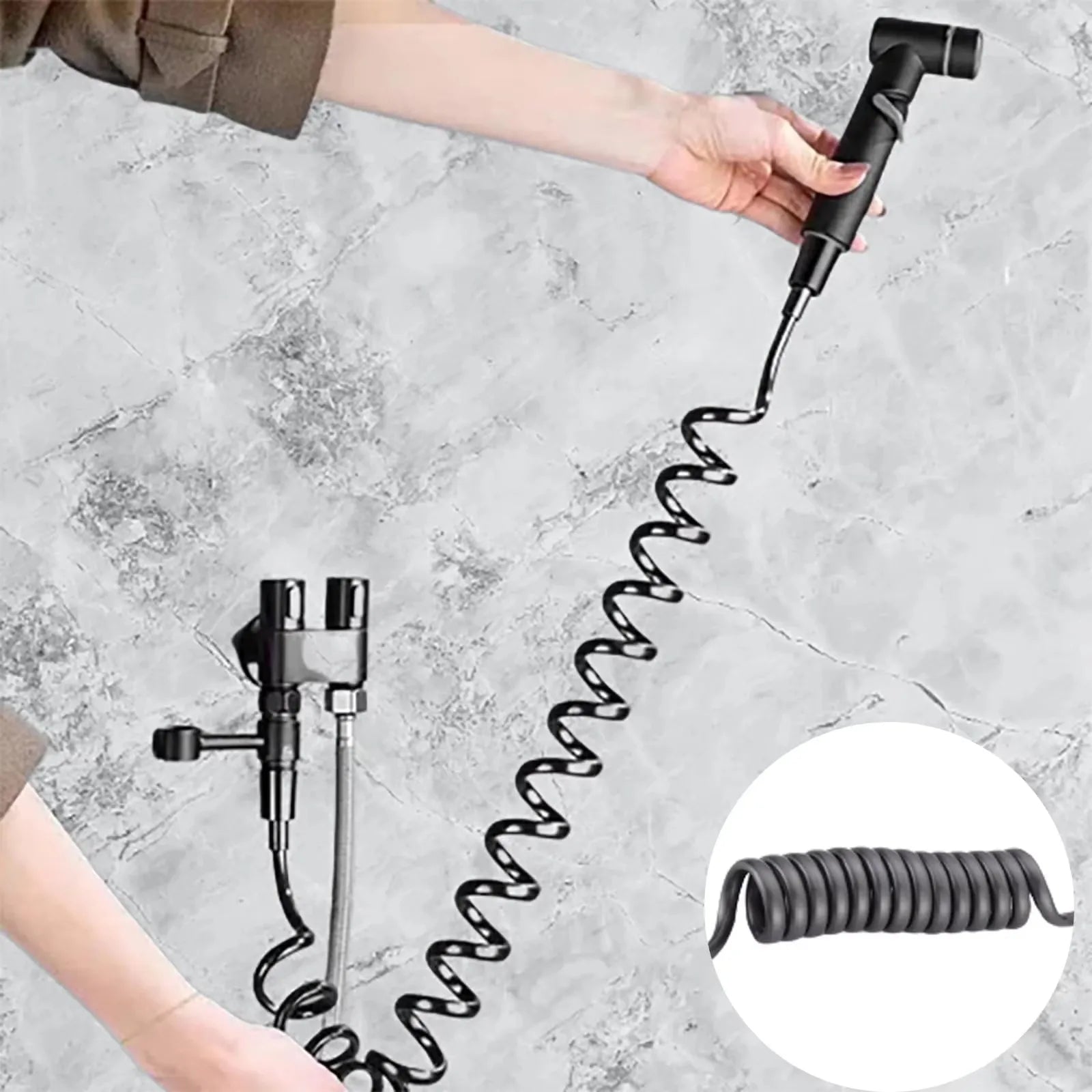 🔥Last Day49% OFF🔥 1-In-2-Handheld Out Dual Control Valve Bidet Sprayer for Toilet