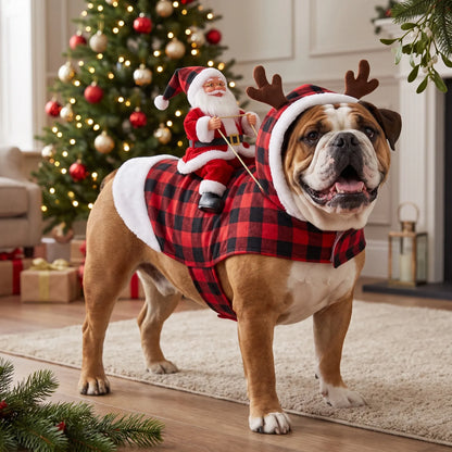 ⭐️🎅 SantaRider™ Christmas Dog Costume-Turn Your Dog Into Santa’s Funniest Christmas Ride! 🐶🎄