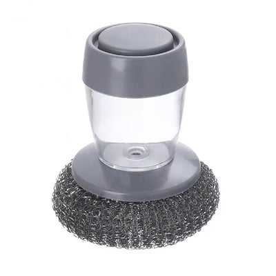 🧽 Palm-Grip Dish Brush – Built-In Soap Dispenser for Kitchen Cleaning