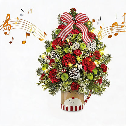 💯🌲 Pop-Up 3D Christmas Tree Card ✨ Turns Into Freestanding Festive Table Decor