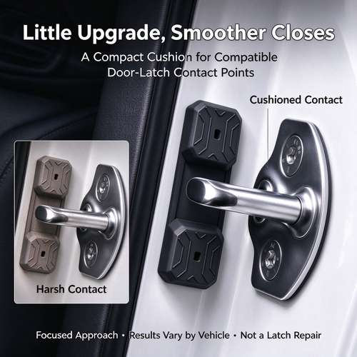 🚗 Car Door Latch Cushion Pads – Reduce Closing Impact