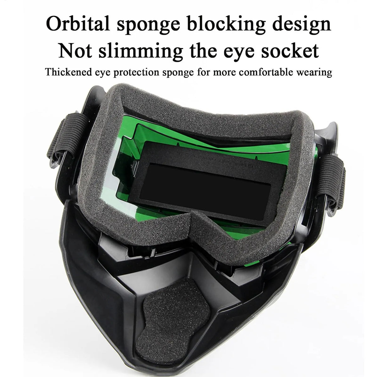 ⚡🛡️ Auto-Darkening Welding Helmet with Quick-Response Lens – 1 Pack