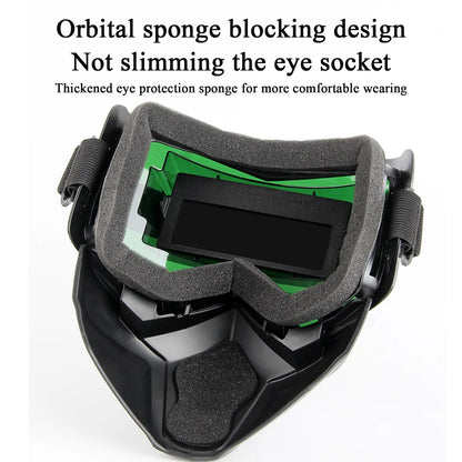⚡🛡️ Auto-Darkening Welding Helmet with Quick-Response Lens – 1 Pack