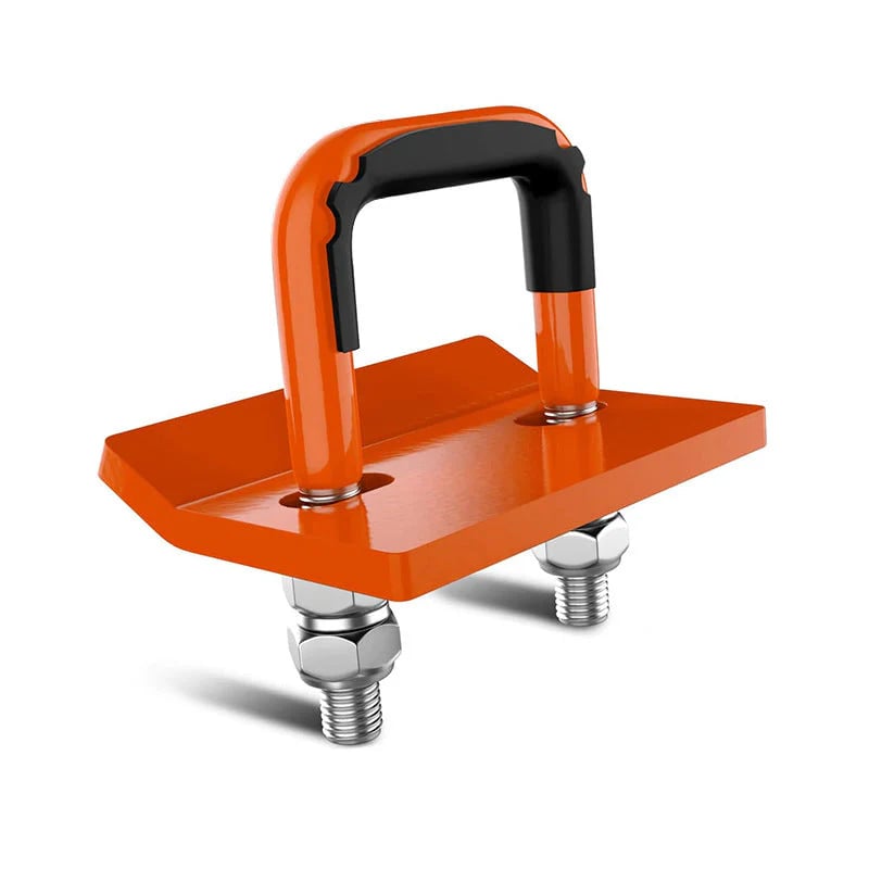 🚛🔒 Heavy Duty Trailer Hitch Stabilizer Clamp - Black Anti-Rattle Towing Accessory