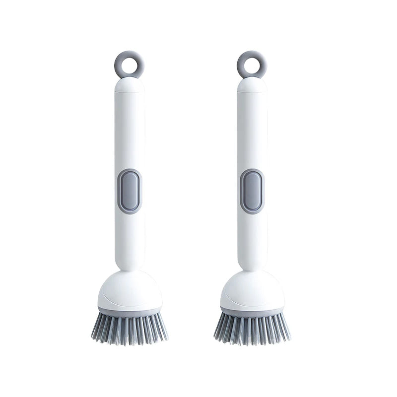 Rotating Dish Cleaning Brush 🧽 – Long Handle with Soap Dispenser