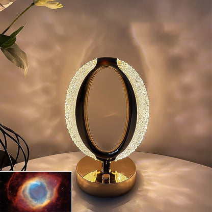 ✨ Crystal Glow Bedside Lamp – Elegant Nightstand Lighting for Cozy Spaces