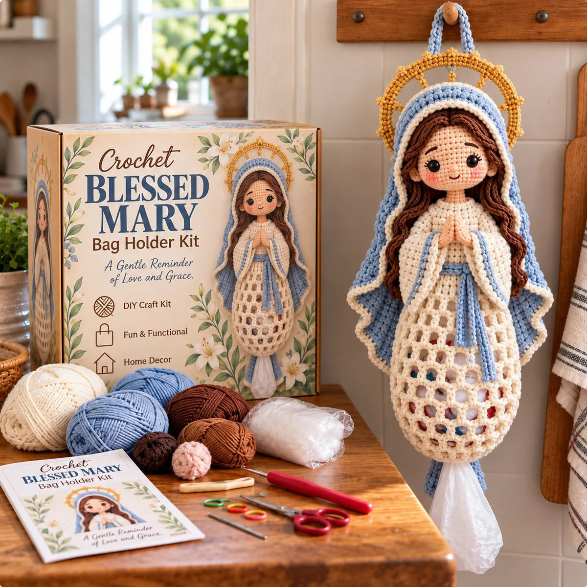 ✝️🙏Blessed Home Crochet Bag Holder Collection ✨🧶