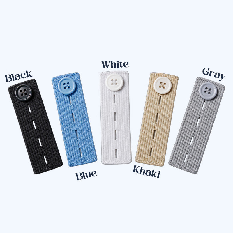👖 5-Piece Waistband Extender Buttons – Adjustable Fit for Everyday Comfort