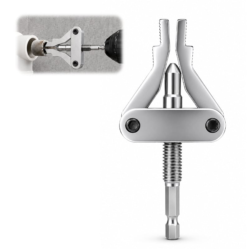 Drill-Powered Pipe Extractor 🛠️ – Remove Broken Threaded Fittings with Less Hassle