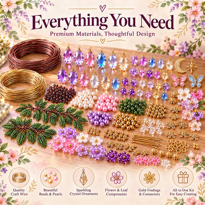 💎🌳 DIY Beaded Gem Tree Kit – Create Your Own Sparkling Crystal Tree Decor