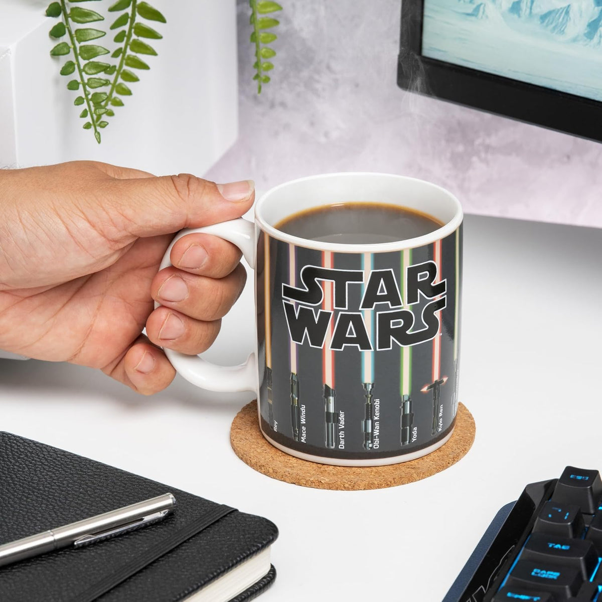 330ml Lightsaber Heat-Changing Ceramic Mug – Watch the Blades Ignite