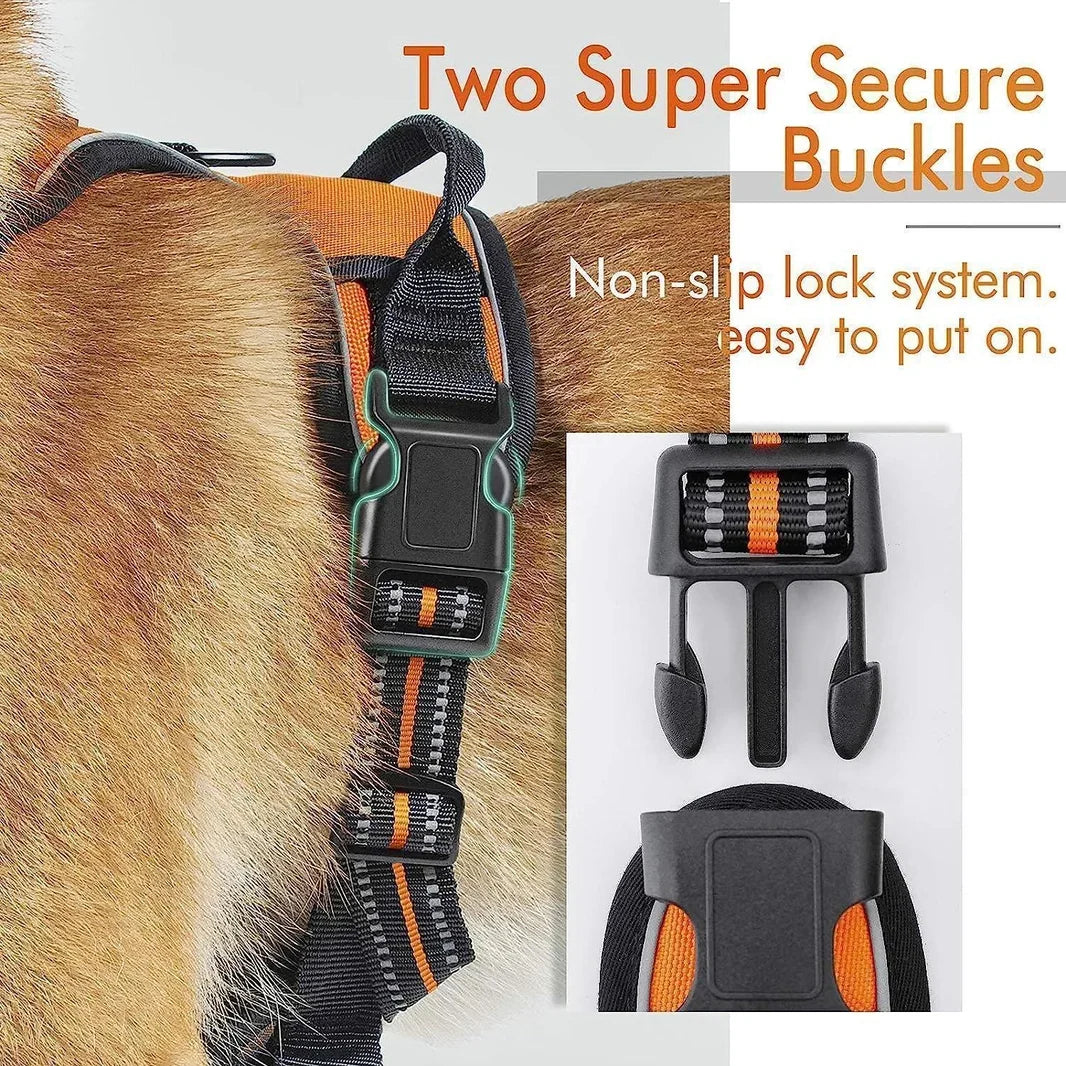 🐾 Vest-Style Pet Harness & Leash Set – Comfortable Everyday Walks