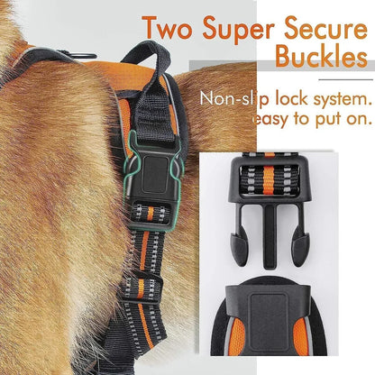 🐾 Vest-Style Pet Harness & Leash Set – Comfortable Everyday Walks