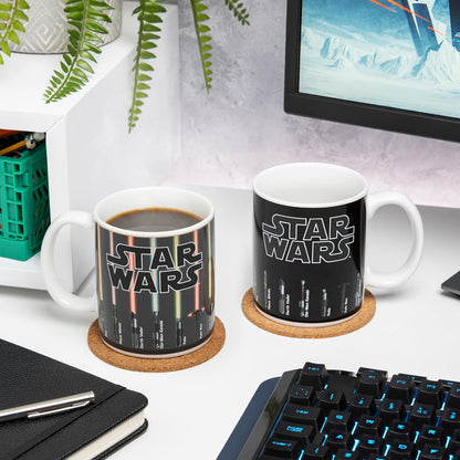 330ml Lightsaber Heat-Changing Ceramic Mug – Watch the Blades Ignite