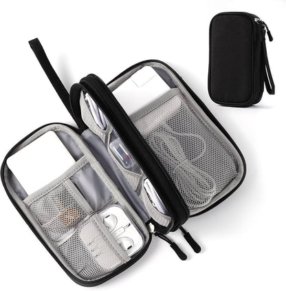 Compact Travel Tech Organizer Pouch for Cables, Chargers and Accessories 🔌✈️