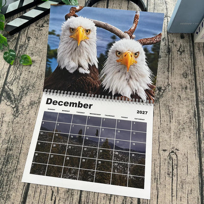 2027 Jackie & Shadow Soaring Eagles Wall Calendar 🦅 Stunning Wildlife Photography, 1-Count
