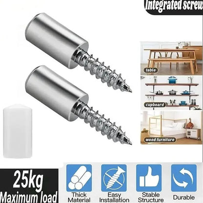 20-Pack Shelf Support Pegs 🔩 – Self-Tapping with Non-Slip Sleeves