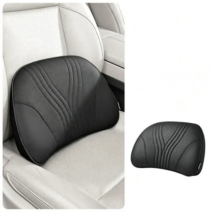 🚗💤Reduce fatigue while driving! Universal memory foam neck pillow for car – ergonomic headrest for long road trips.