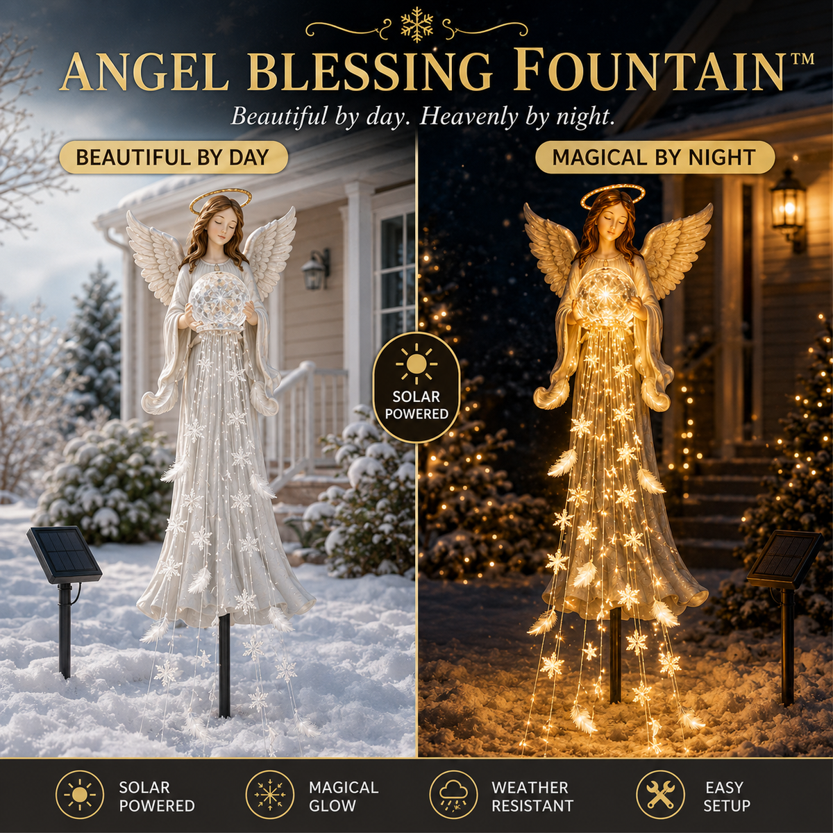 🎁 Today Only: Get 50% Off✨ Solar Angel Remembrance Garden Light👼