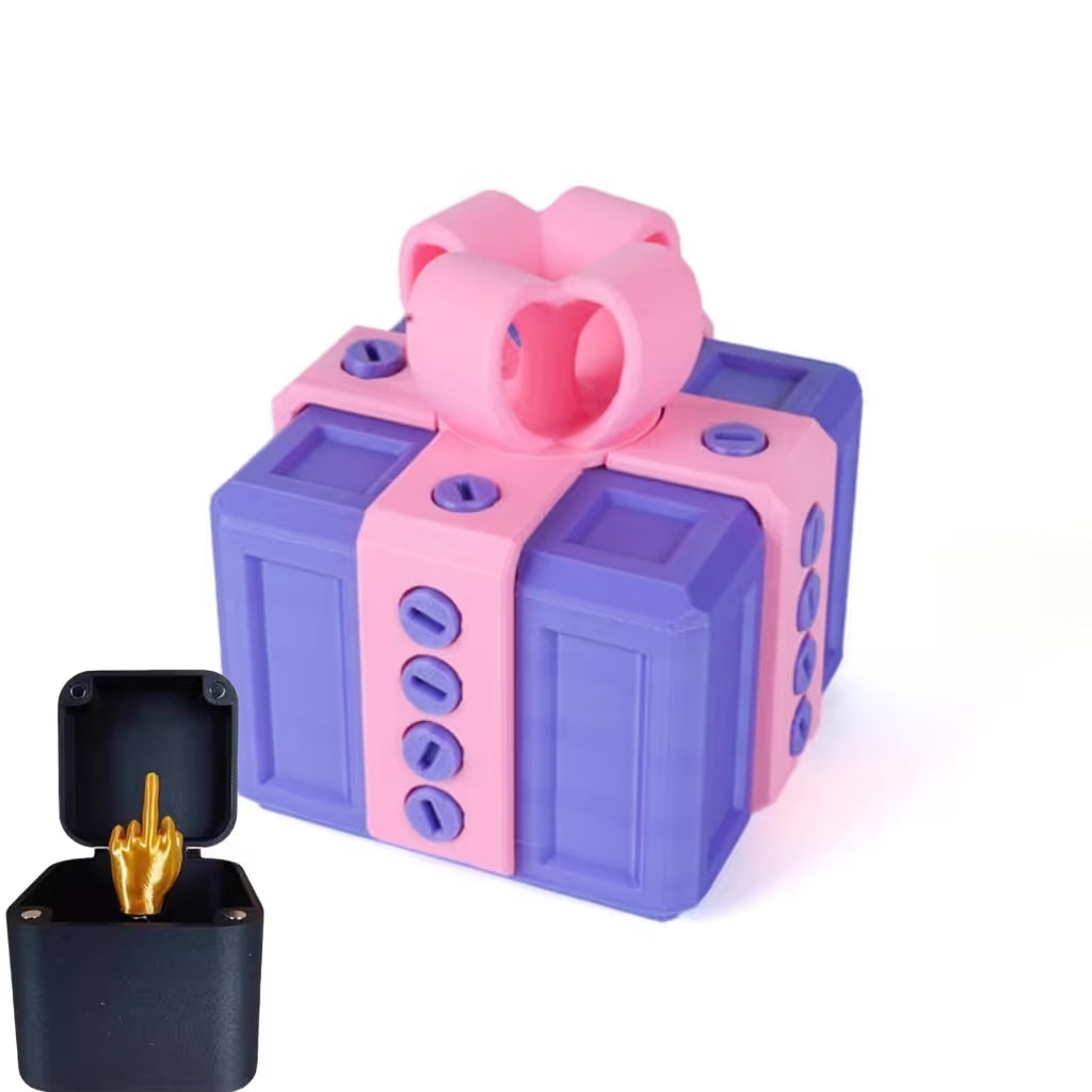 🎁 The Prank Box – Hilarious Screw Challenge with Middle Finger Surprise 🤪🖕 Perfect Gag Gift for All Occasions!