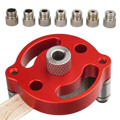 Self-Aligning Dowel Jig for Fast, Accurate Wood Joinery – Red 🔴
