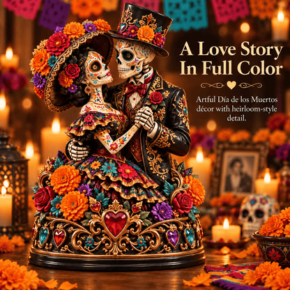 💀 Eternal Dance Skeleton Couple Figurine