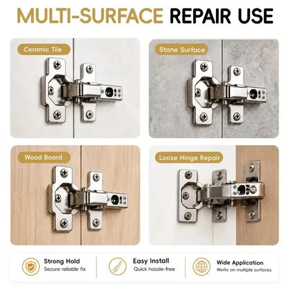 60-Piece Door Hinge Repair Kit 🔩 – 6×14mm Screws & Anchors