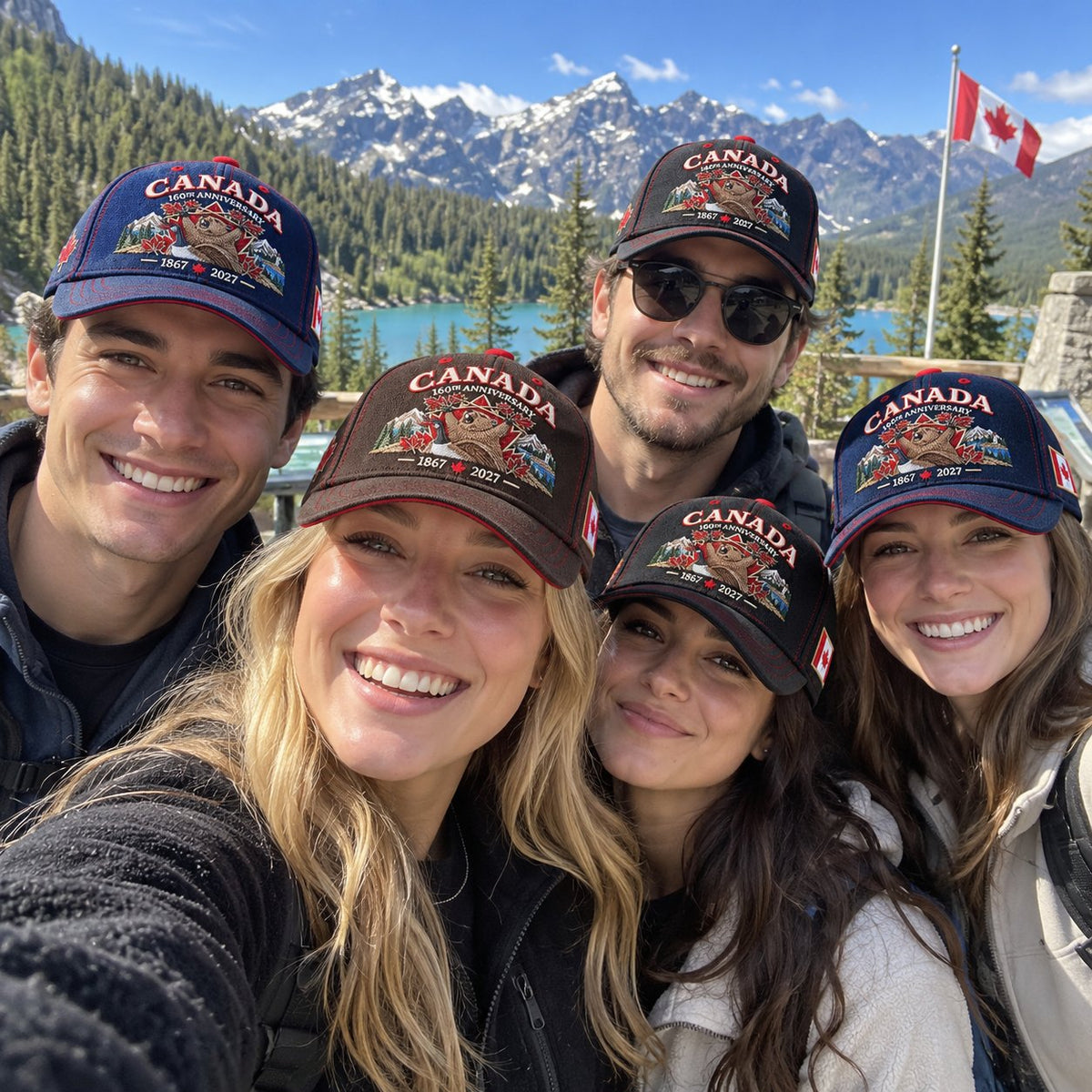 🍁 Canada 160th Anniversary 1867–2027 – Premium Embroidered Heritage Cap100% Cotton • Detailed Embroidery • Comfortable Fit