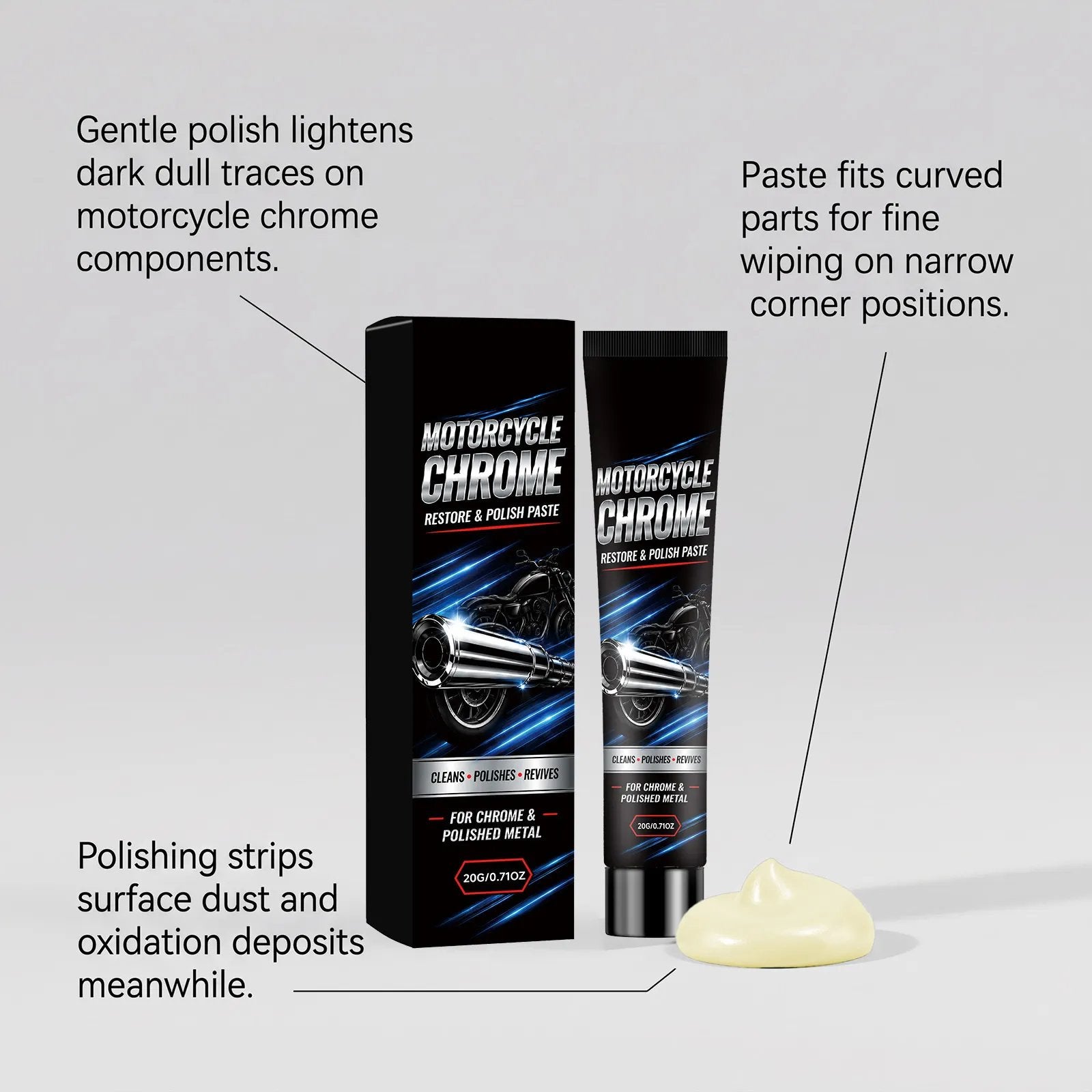 Chrome polishing paste original product image 3