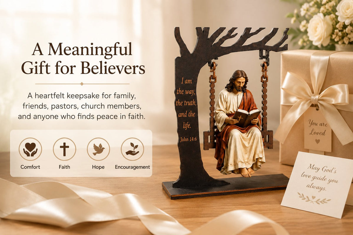 ✝️🔥Last Day 49% OFF - ✝️📚Christian Jesus Swing Ornament