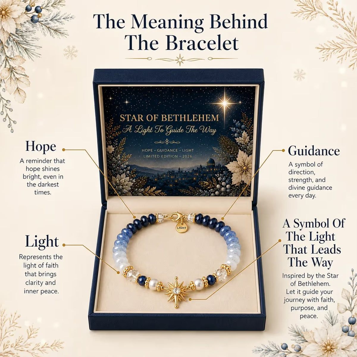 ⏳ LAST DAY 49% OFF — ✝️ Christmas Blessings Bracelet Set 🎄 | Wear the Faith. Share the Blessing.