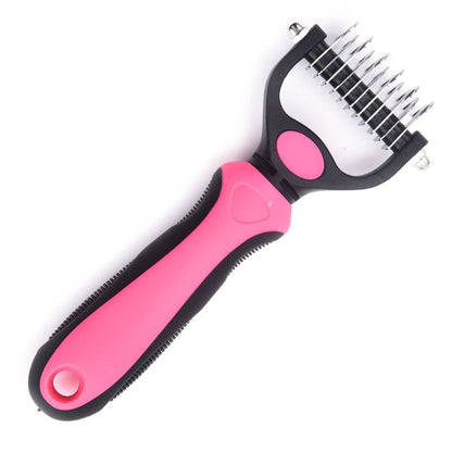 🐾 Professional Deshedding Tool for Dogs & Cats – Gentle Grooming for Loose Fur