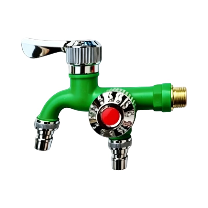 Dual Outlet Washing Machine Faucet