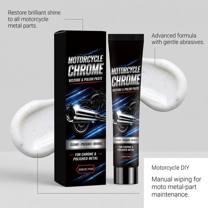 🛠️Motorcycle Chrome Polish Paste ✨Metal Oxidation Remover & Restorer